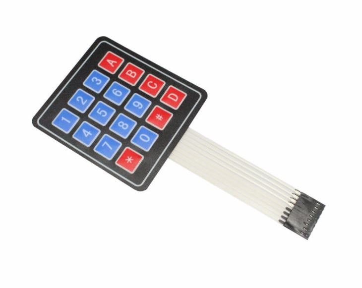 4*4 Membrane Switch Matrix Keypad